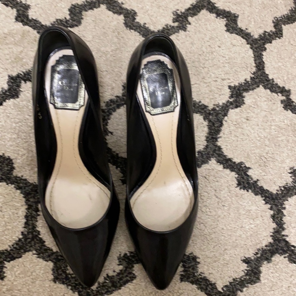 Christian Dior Black Patent Pumps Size 37